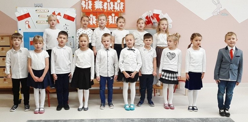 Przedszkolaki z Sandomierza dla Niepodległej. Nie tylko śpiewanie hymnu [ZDJĘCIA]