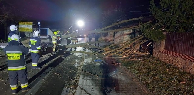 Wichura, która przeszła w sobotę 19 lutego przez powiat krakowski, narobiła wiele szkód