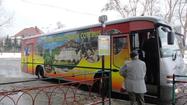 Tak wygląda autobus, który będzie promował Cottbus.