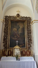 Ornament otaczający ramę obrazu ze św. Franciszkiem trafił do rejestru zabytków. Pamięta lata 80. XIX wieku 