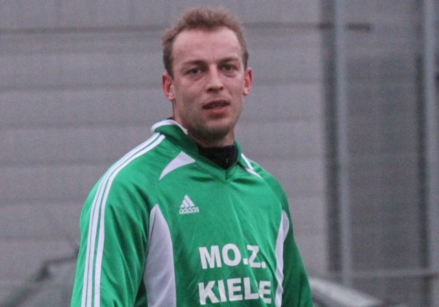 Karol Mojecki zaliczył hat tricka w pierwszym sparingu w barwach Naprzodu Jędrzejów.