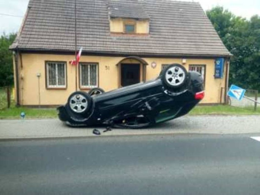 W Malechowie zderzyły się dwa samochody osobowe.