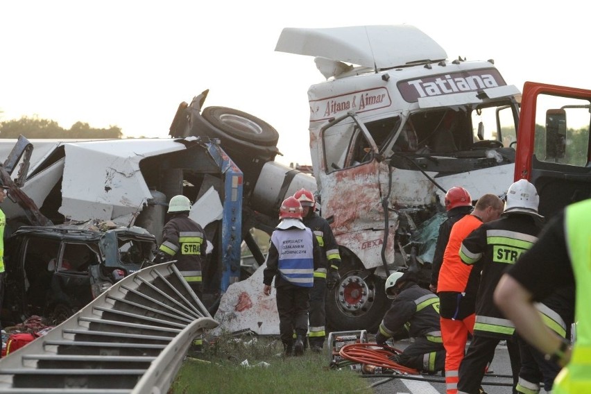 Tragiczny wypadek na A4 pod Wrocławiem w lipcu 2015 roku....