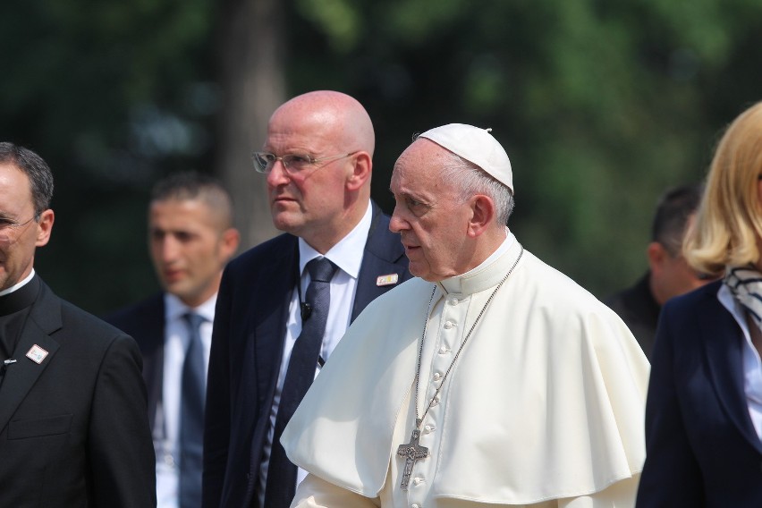 Papież Franciszek w Auschwitz Birkenau