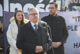 TIR Wolności Konfederacji przyjechał na Rynek Wieluński w Częstochowie