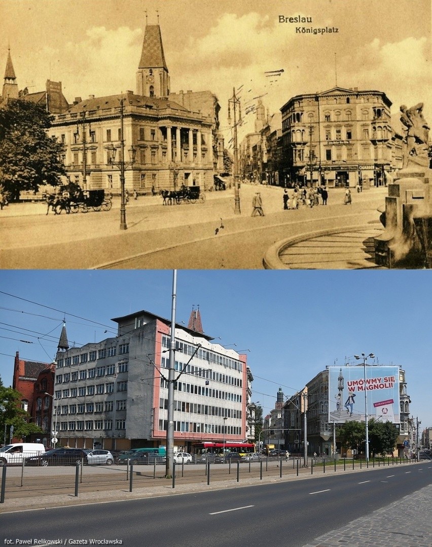 Tak zmieniał się plac Jana Pawła II. Zobacz zdjęcia z tych samych miejsc dziś i przed laty