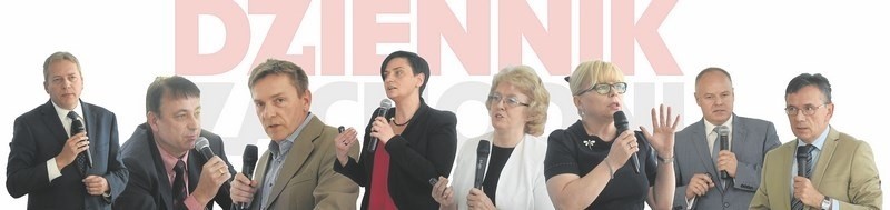 Uczestnicy debaty (od lewej): marszałek województwa...