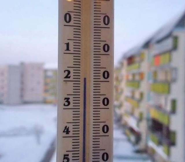 Na osiedlu Zielone Wzgórza w Białymstoku termometry wskazywały 19 stopni ponizej zera