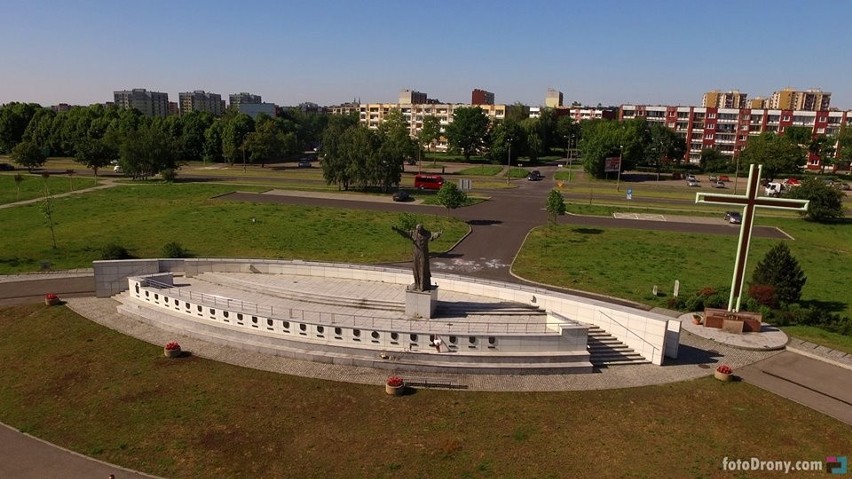 Sosnowiec z lotu taka sfotografowany przez fotoDrony.pl