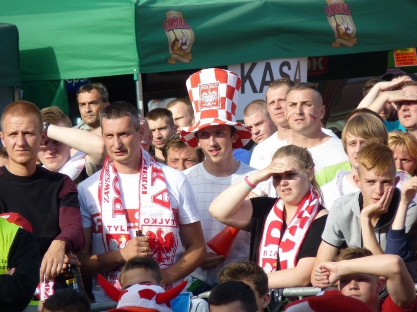 Euro 2016. Strefa kibica w Koszalinie. Mecz Polska - Ukraina