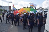 Marsz Równości w Częstochowie. Policja i prokuratura sprawdzą, czy doszło do znieważenia symboli narodowych