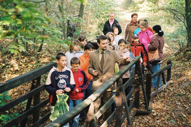 Edukacja pod okiem leśniczego