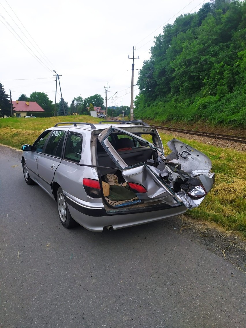 Do wypadku z udziałem peugeota i lokomotywy doszło na...