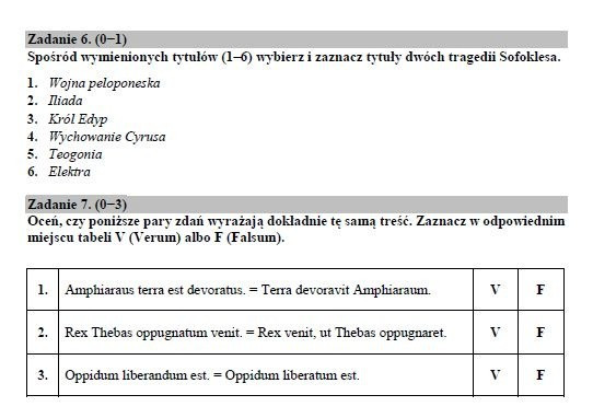 Matura 2019. Język łaciński i kultura antyczna poziom rozszerzony