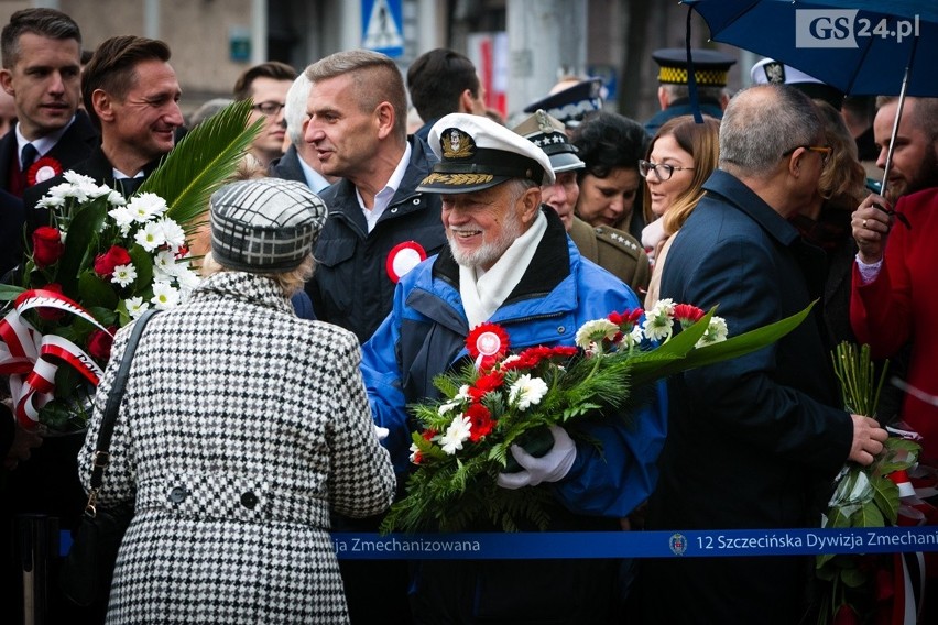 Szczecin. Oficjalne obchody 100. rocznicy odzyskania przez Polskę niepodległości [ZDJĘCIA]