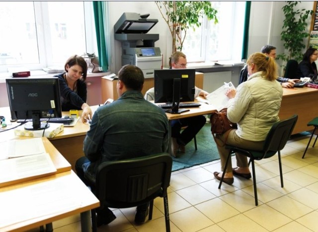 Na razie w biurach powiatowych Podlaskiego Oddziału Regionalnego Agencji Restrukturyzacji i Modernizacji Rolnictwa nie ma tłoku (na zdjęciu biuro w Białymstoku)