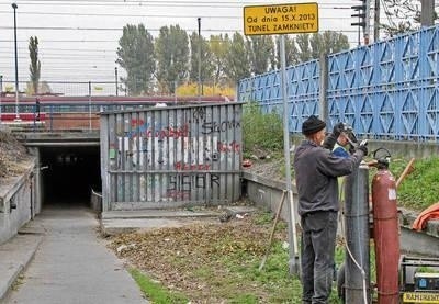 Tunel pod torami kolejowymi dziś zostanie zamknięty FOT. ANNA KACZMARZ