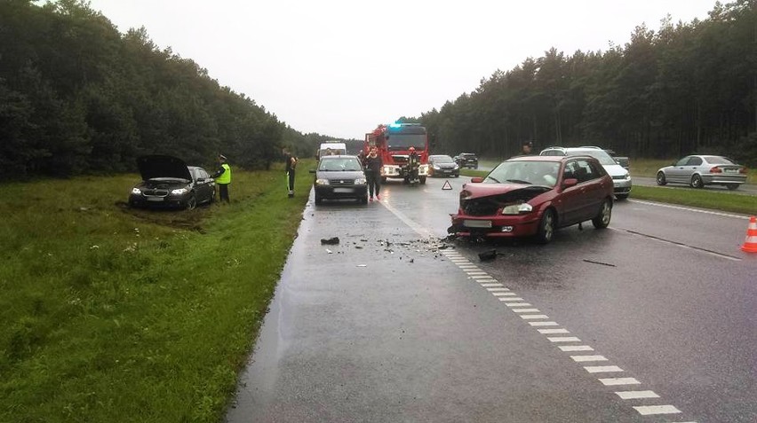 Do groźnego wypadku doszło przed godziną 18 na DK nr 5...