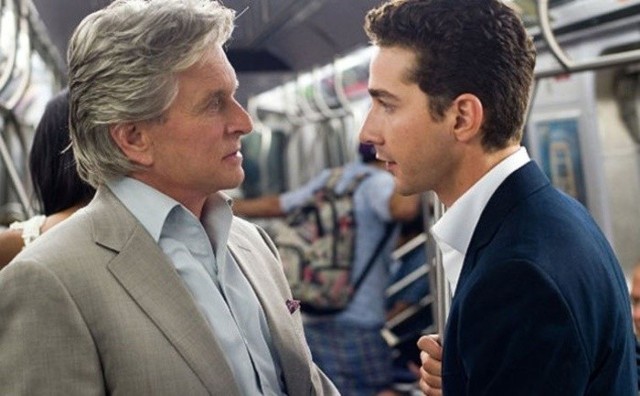 Michael Douglas (Gordon Gekko) i Shia LaBeouf (Jacob Moore)