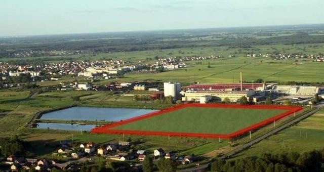 Chodzi o ziemny zbiornik akumulacyjny wodno-ściekowy na terenie byłej cukrowni. Znajduje się w sąsiedztwie łapskiej podstrefy Tarnobrzeskiej Specjalnej Strefy Ekonomicznej. Zajmuje ona obecnie ok. 12 ha terenu, który podzielono na 9 działek o powierzchni hektara każda.