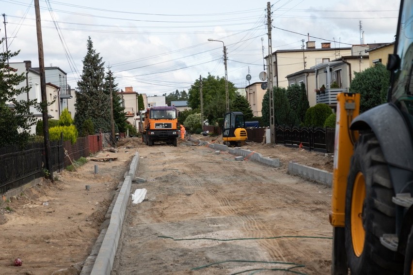 W Sępólnie trwa remont ulic Matejki i Bukowej