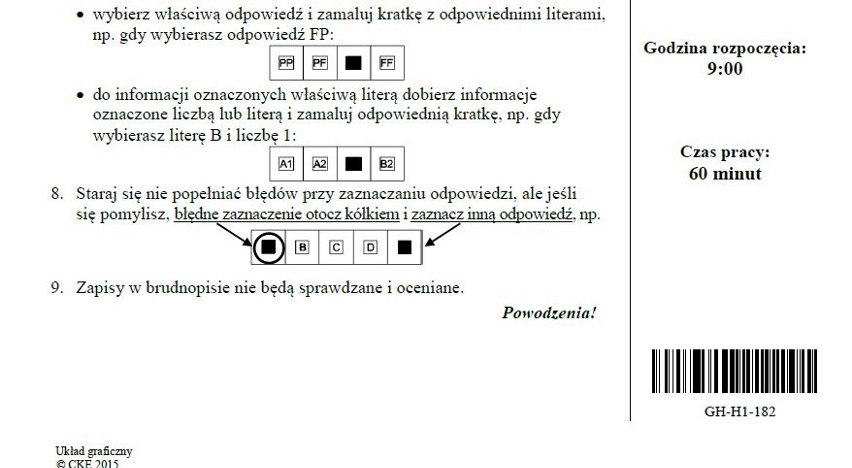 EGZAMIN GIMNAZJALNY 2018. Historia, WOS arkusze CKE i...