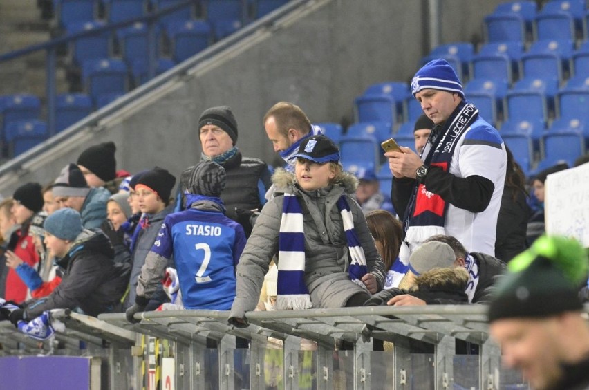 Podczas meczu Lech Poznań - Wisła Płock (2:1) atmosfera na...