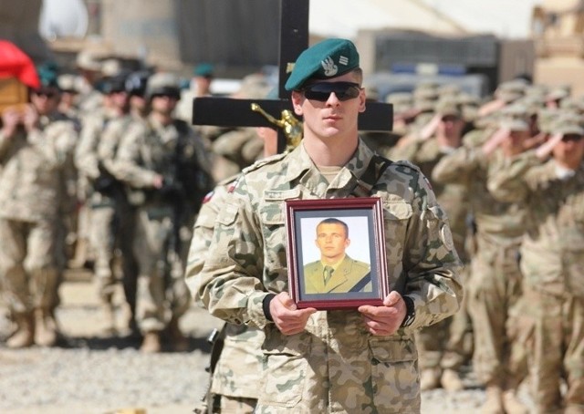 Pożegnanie Pawła Ordyńskiego - żołnierza ze Szczecina, który zginął w Afganistanie.
