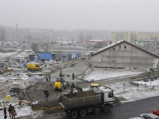 Na osiedlu Szybowników, za Galerią Fordon, powstaje kolejny market