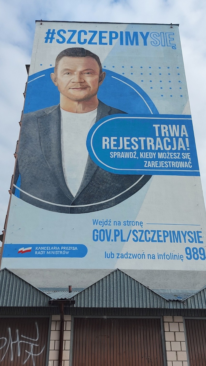 Mural przy ul. Pułaskiego 47 w Białymstoku