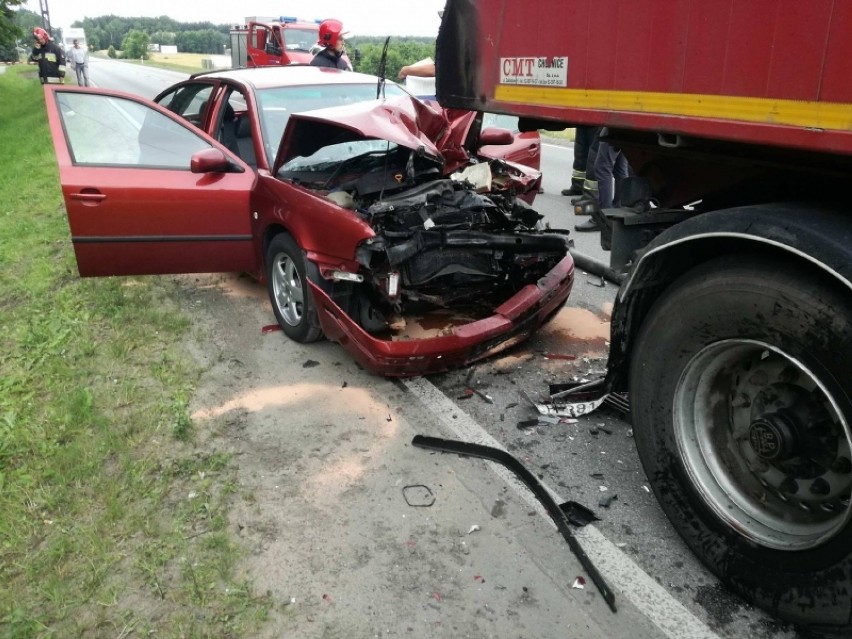 Wypadek w Chwaszczynie, ul. Gdańska - 24 lipca 2017