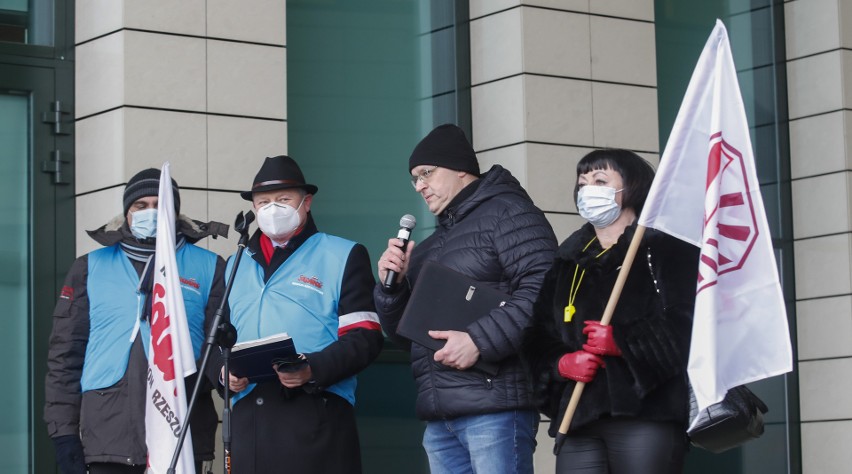 Protest pracowników szkolnictwa wyższego i nauki w...