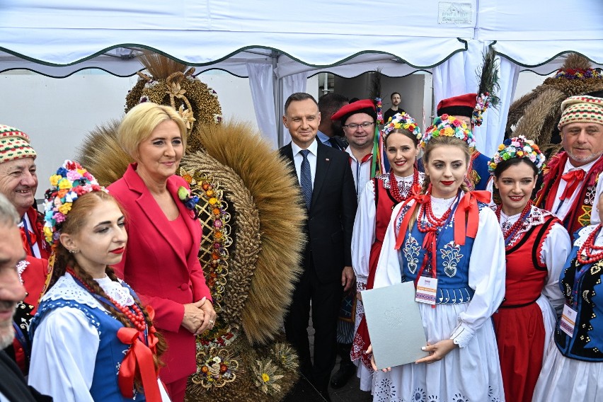 Prezydent RP Andrzej Duda oraz pierwsza dama Agata...
