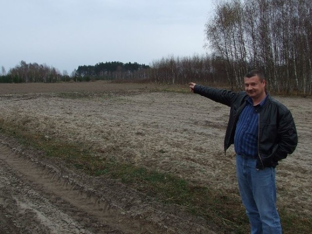 W tym miejscu miała powstać farma wiatrowa w Kamionce koło Krzeszowa.