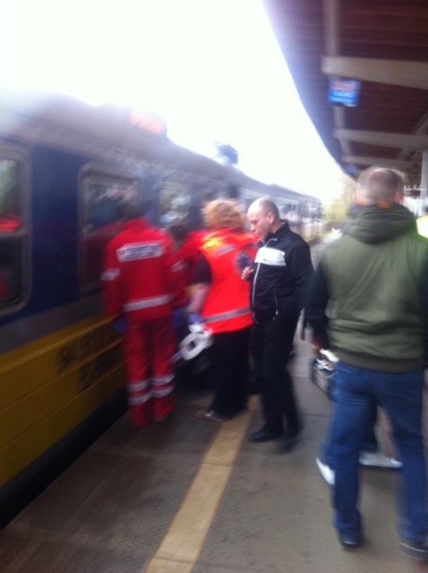 Wypadek na stacji SKM Gdynia Główna, 8.04.2014