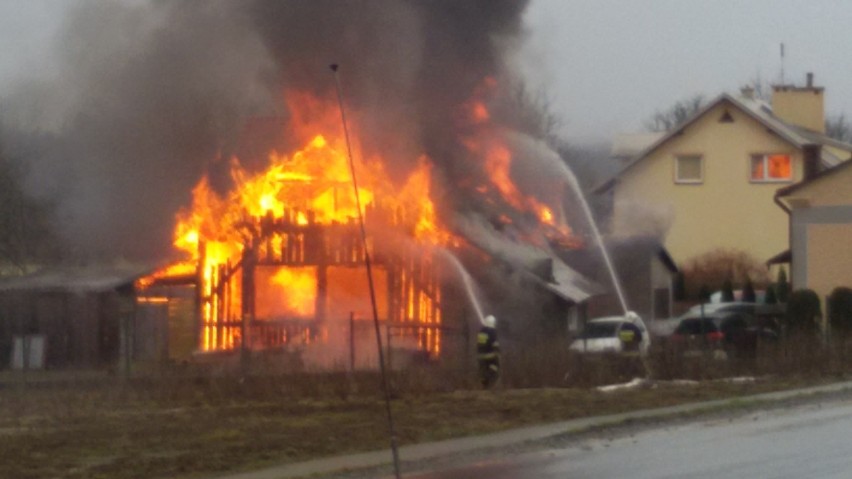 W poniedziałek w Kańczudze spalił się budynek gospodarczy....