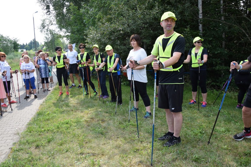 Marsz nordic walking w Zawierciu