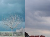 Złowrogie chmury nad woj. lubelskim. Pierwsza kwietniowa burza w regionie. Zobacz zdjęcia