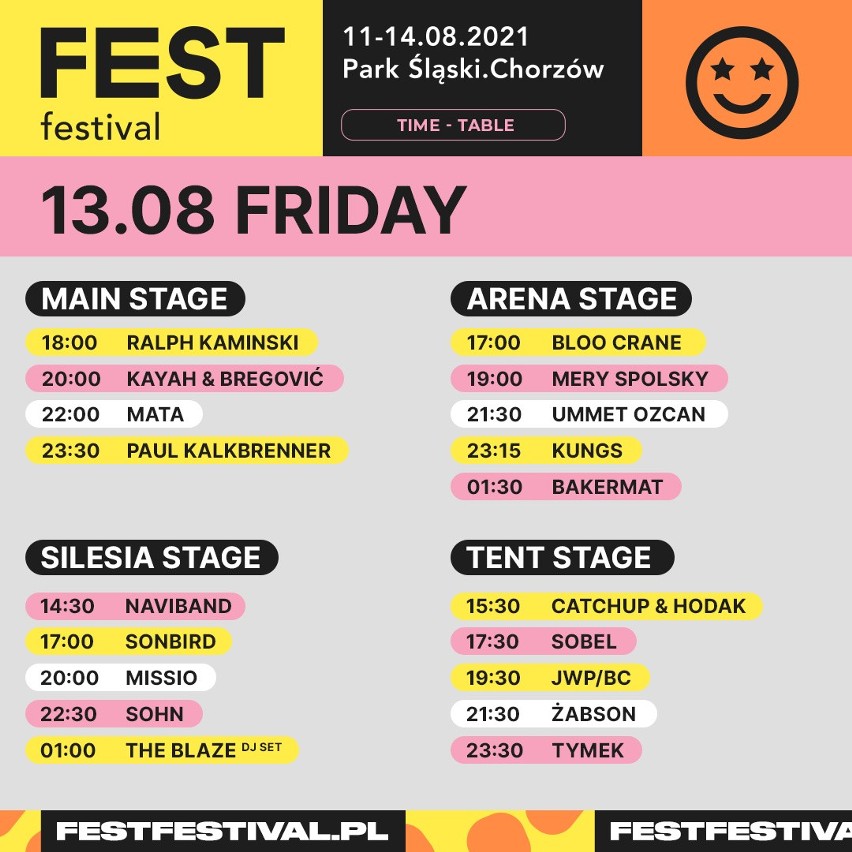 Fest Festival rusza już 11 sierpnia. Podczas 4 dniowego...