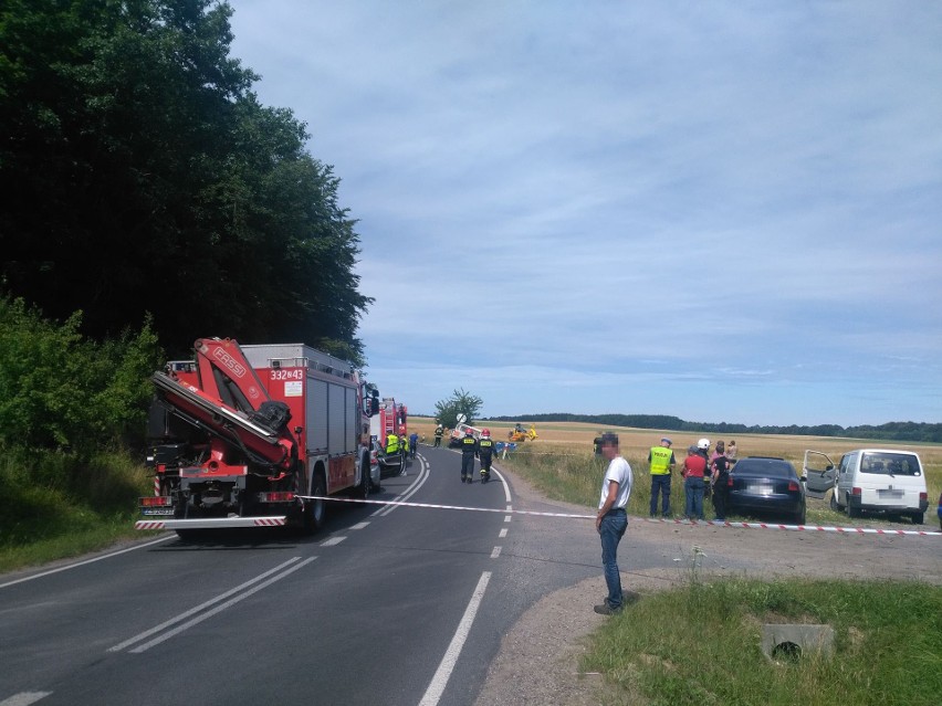 Dziś, 3 bm. około godz. 14.00 doszło do groźnego zderzenia...