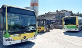 Autobusy MZK Zielona Góra zablokowały przejazd ciężarówkom z zakładu betoniarskiego. To efekt trwającego sporu. Czy strony się dogadają?