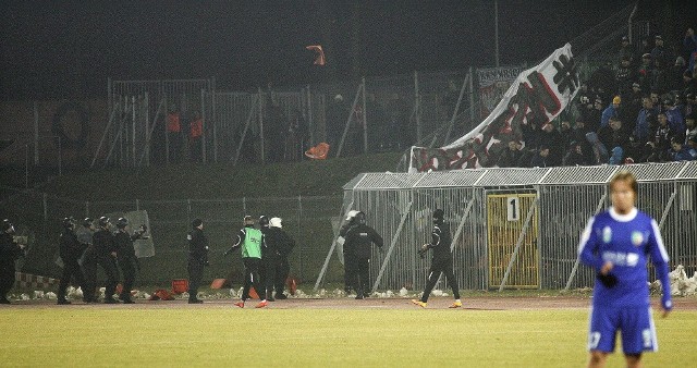 Stadion Chrobrego Głogów został zamknięty na mecz z Sandecją