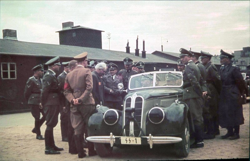 Heinrich Himmler z wizytą w Litzmannstadt Ghetto
