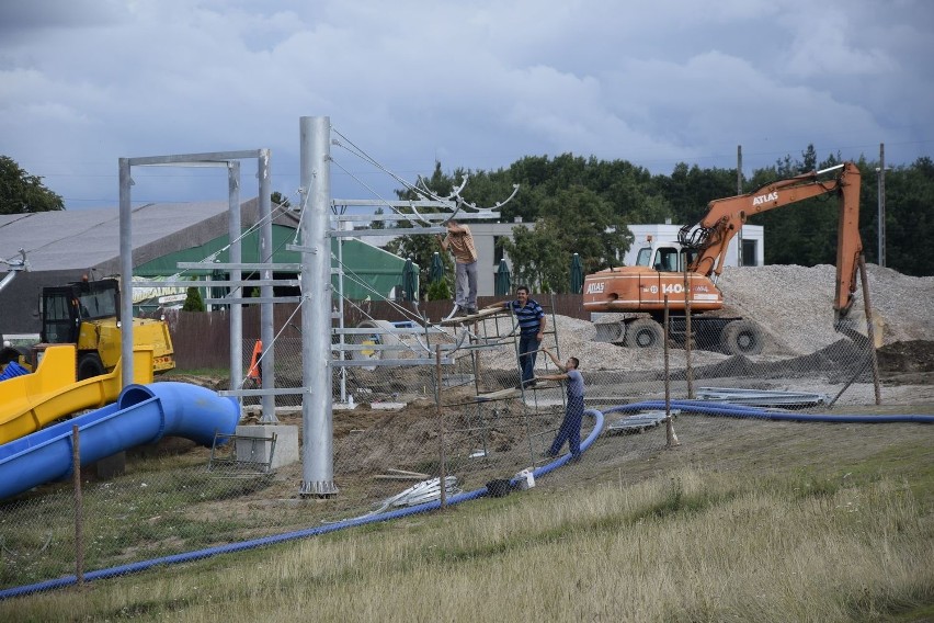 Prace wokół zalewu Zadębie powoli zbliżają się do końca –...