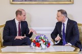 Książę William spotkał się prezydentem Andrzejem Dudą. O czym rozmawiali?