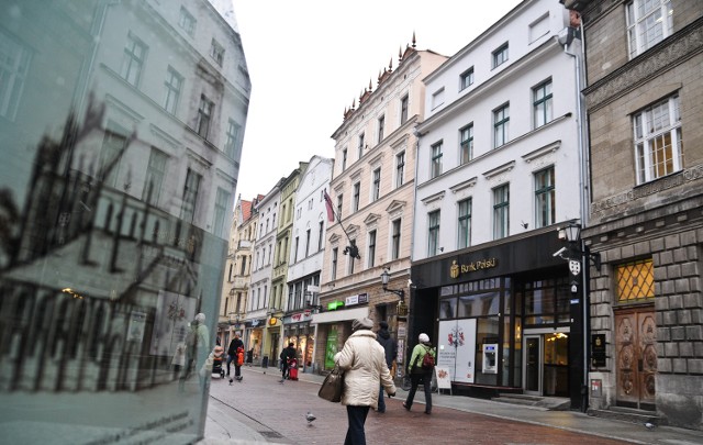 Najdroższa ulica w regionie: Szeroka w Toruniu, cena wynajmu: 50-100 zł za mkw.