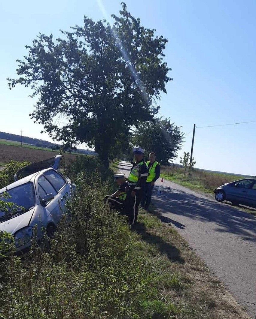 Wypadek w Łysininie (16.09.2023).
