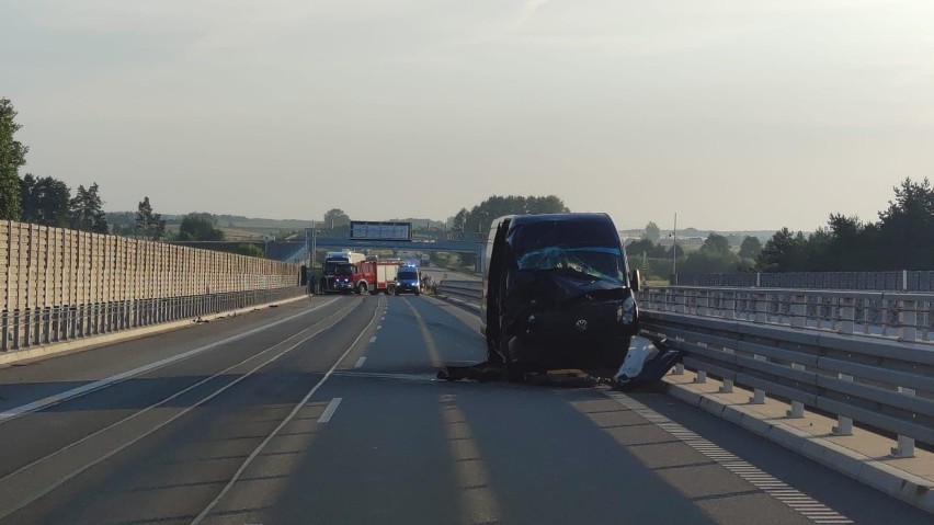 Dowspuda. Wypadek na S61 między Suwałkami a Augustowem....