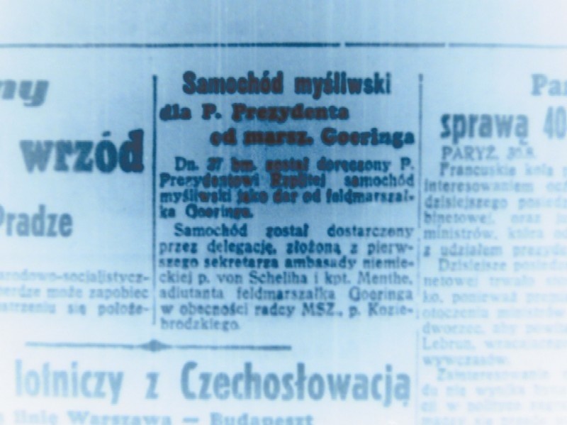 Notatka w „Dzienniku Białostockim”, wydanie z 31.08.1938....