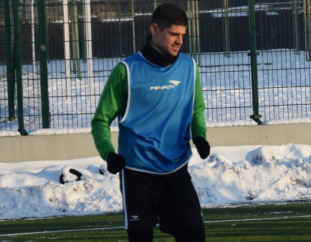 Raphael Rossi, strzelec gola dla Radomiaka.